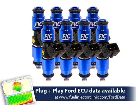 1200cc (110 lbs/hr at 43.5 PSI fuel pressure) FIC Fuel  Injector Clinic Injector Set for Ford Raptor (2010-2014) Injector Sets
