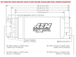 400lph Inline High Flow Fuel Pump