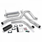 Git-Kit Bundle, Power System with Single Exit Exhaust, Black Tip/Chrome Tip for 1999 Ford F250/F350 7.3L Power Stroke, with Catalytic Converter