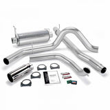 Git-Kit Bundle, Power System with Single Exit Exhaust, Black Tip/Chrome Tip for 1999-2003 Ford F250/F350 7.3L Power Stroke, without Catalytic Converter