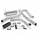 Git-Kit Bundle, Power System with Single Exit Exhaust, Black Tip/Chrome Tip for 1999-2003 Ford F250/F350 7.3L Power Stroke, without Catalytic Converter