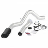 Monster Exhaust System, 4-inch Single Exit for 2007-2010 Chevy/GMC 2500/3500 6.6L Duramax, LMM, ECSB-CCLB