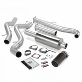 Monster Exhaust System, 4-inch Single Exit for 2001-2004 Chevy/GMC 2500/3500 6.6L Duramax, EC/CCLB without Cat Converter