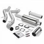 Monster Exhaust System, 4-inch Single Exit for 2002-2005 Chevy/GMC 2500/3500 6.6L Duramax, SCLB w/Cat converter