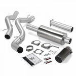 Monster Exhaust System, 4-inch Single Exit for 2002-2005 Chevy/GMC 2500/3500 6.6L Duramax, SCLB w/Cat converter