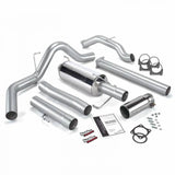 Monster Exhaust System, 4-inch Single Exit for 2003-2004 Dodge Ram 2500/3500 5.9L Cummins, SCLB/CCSB Standard Cab Long Bed or Crew Cab Short Bed, Catalytic Converter