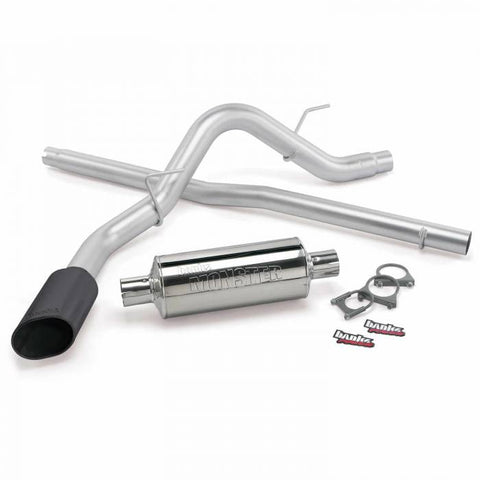 Monster Exhaust System, 3-inch Single Exit for 2004-2008 Ford F150 4.2L/4.6L/5.2L, and Lincoln-Mark LT, SCLB-ECMB