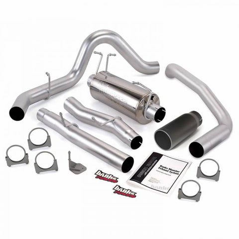 Monster Exhaust System, 4-inch Single Exit for 2003-2007 Ford F250/F350 6.0L Power Stroke, SCLB, Automatic only