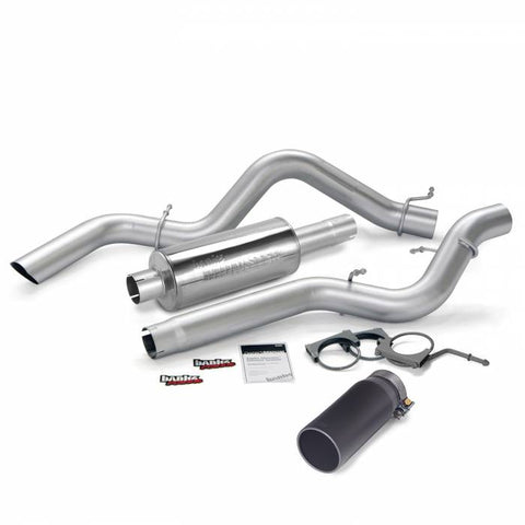 Monster Exhaust System, 4-inch Single Exit for 2006-2007 Chevy/GMC 2500/3500 6.6L Duramax, SCLB