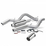 Monster Exhaust System, 4-inch Single Exit for 2006-2007 Chevy/GMC 2500/3500 6.6L Duramax, ECSB