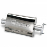 Exhaust Muffler, Stainless Steel, 2.5 inch Inlet and Outlet with adapter for 2004-2006 Jeep Wrangler 4.0L