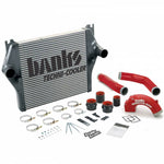 Intercooler Upgrade, Includes Monster-Ram intake elbow and Boost Tubes (red powder-coated) for 2003-2005 Dodge Ram 2500/3500 5.9L Cummins