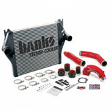 Intercooler Upgrade, Includes Monster-Ram intake elbow and Boost Tubes (red powder-coated) for 2006-2007 Dodge Ram 2500/3500 5.9L Cummins