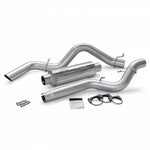 Monster Sport Exhaust, 4-inch Single Exit, Slash Cut for 2006-2007 Chevy/GMC 2500/3500 6.6L Duramax