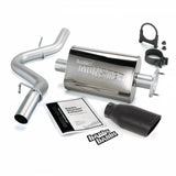 Monster Exhaust System, 2.5-inch Single Exit for 2004-2006 Jeep Wrangler LJ 4.0L, Unlimited