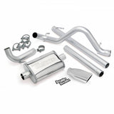 Monster Exhaust System, 2.5-inch Single Exit for 2007-2011 Jeep Wrangler 3.8L, Unlimited 4-door
