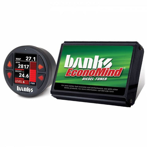 EconoMind Diesel Tuner, PowerPack calibration with Banks iDash SuperGauge for 2001-2004 Chevy/GMC 2500/3500 6.6L Duramax